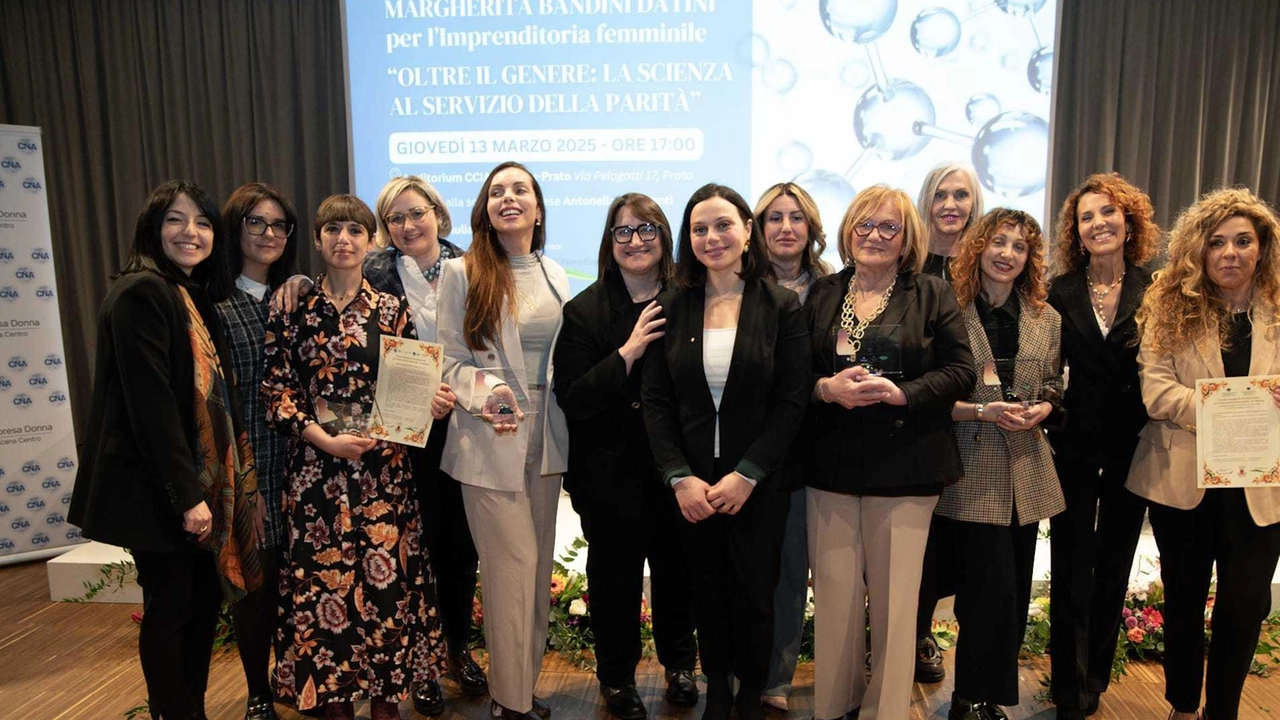 Premiate le imprenditrici Agnese Longo e Martina Materassi Rossella Vaiani Claudia Chiti Greta Cherubini