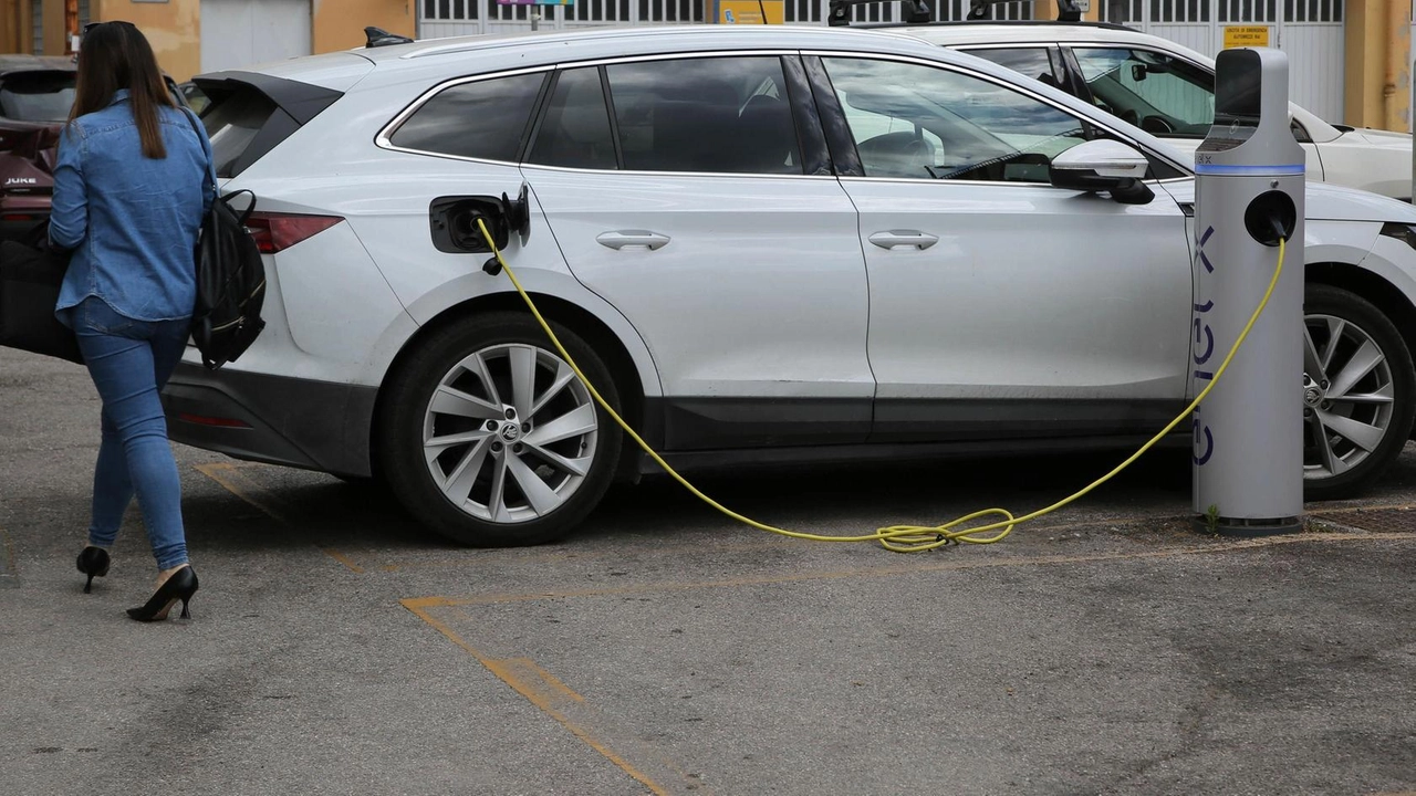 Le colonnine di ricarica delle auto elettriche a Perugia