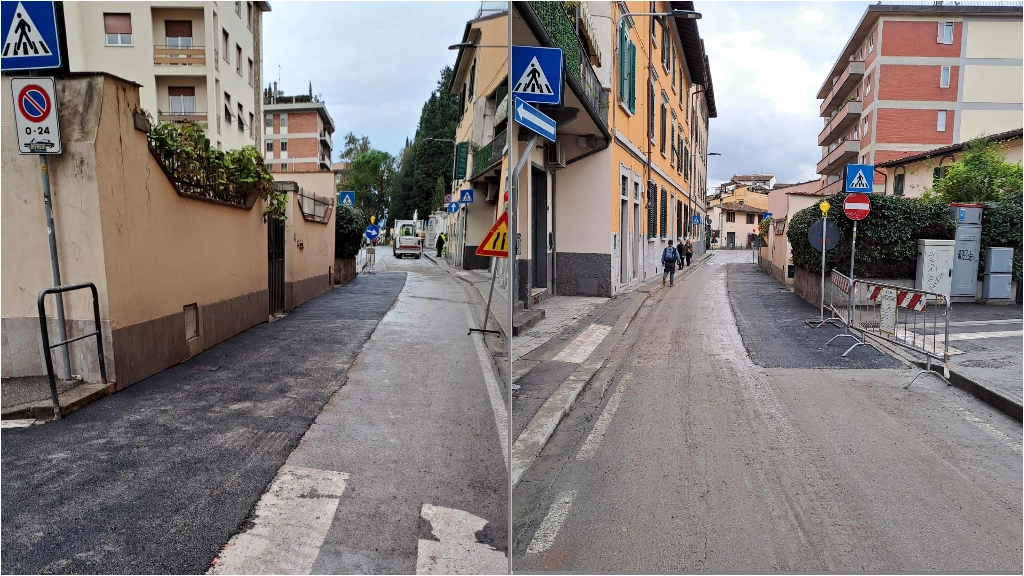 Via delle Panche è stata riaperta