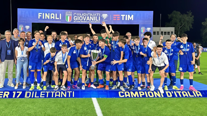 La festa dell'Affrico Under 17: la squadra è campione d'Italia, un importantissimo traguardo per il calcio giovanile