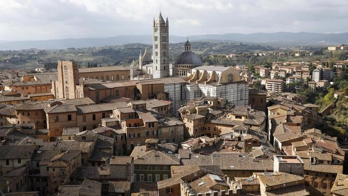 Una veduta del centro di Siena