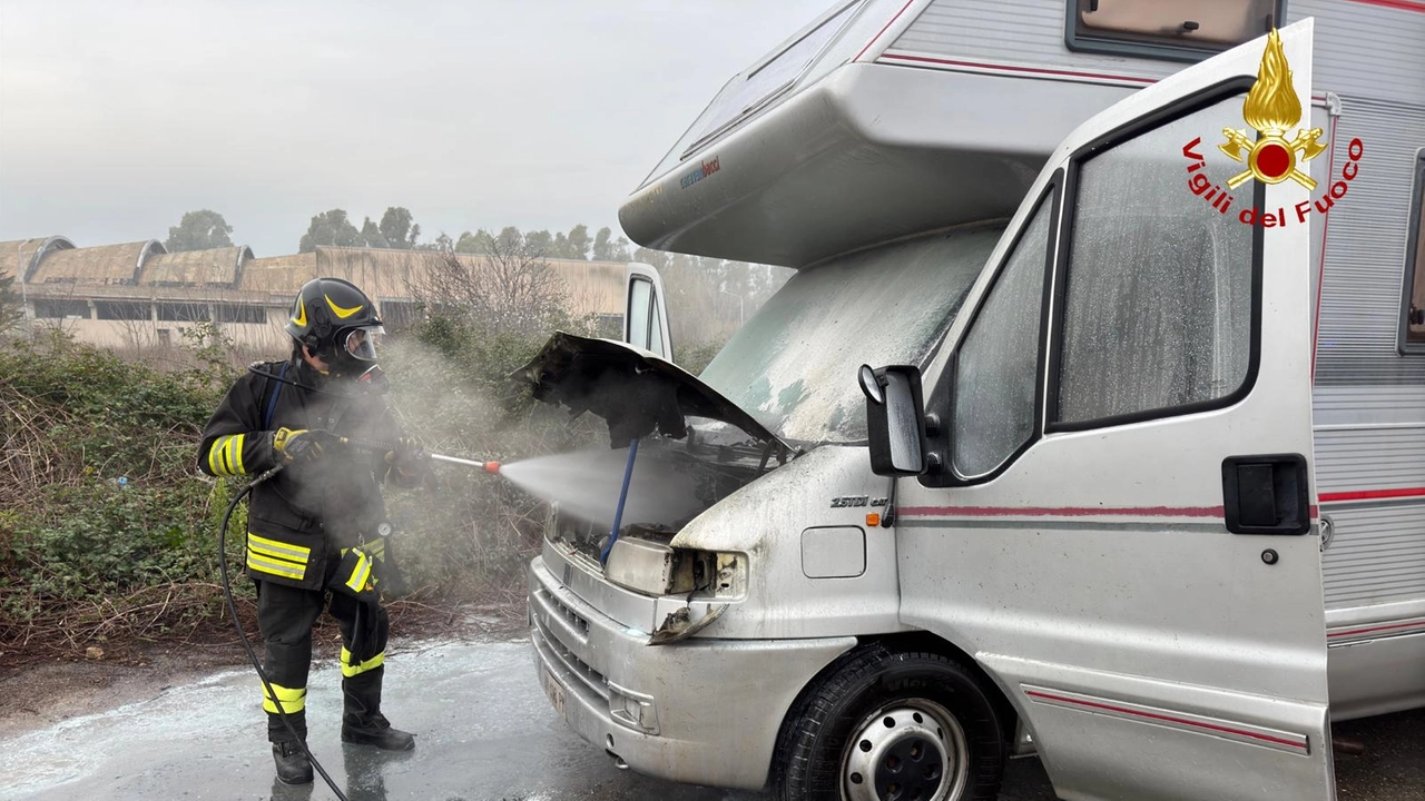 L'intervento dei vigili del fuoco