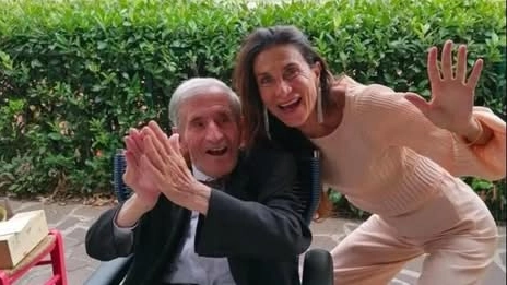 Gianpiero Samuelli insieme alla figlia Silvia in un momento di serenità