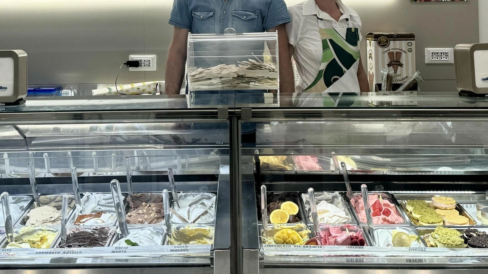 Ecco la gelateria ‘Villa Rosa’. Ingredienti a chilometro zero