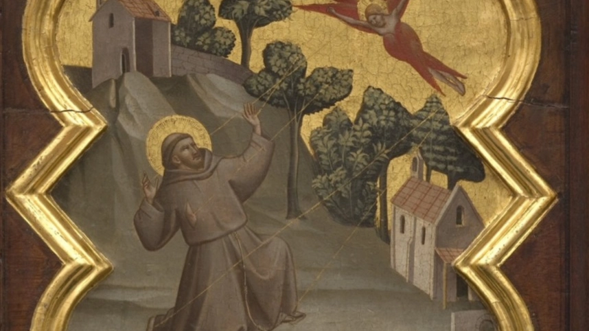 La mostra “La croce che fiorisce e le stimmate di Francesco” è visibile dal 3 dicembre al 30 marzo nel Refettorio d’inverno. Un percorso originale tra opere d’arte e antichi documenti, esposto anche un tabernacolo di Taddeo Gaddi mai esposto