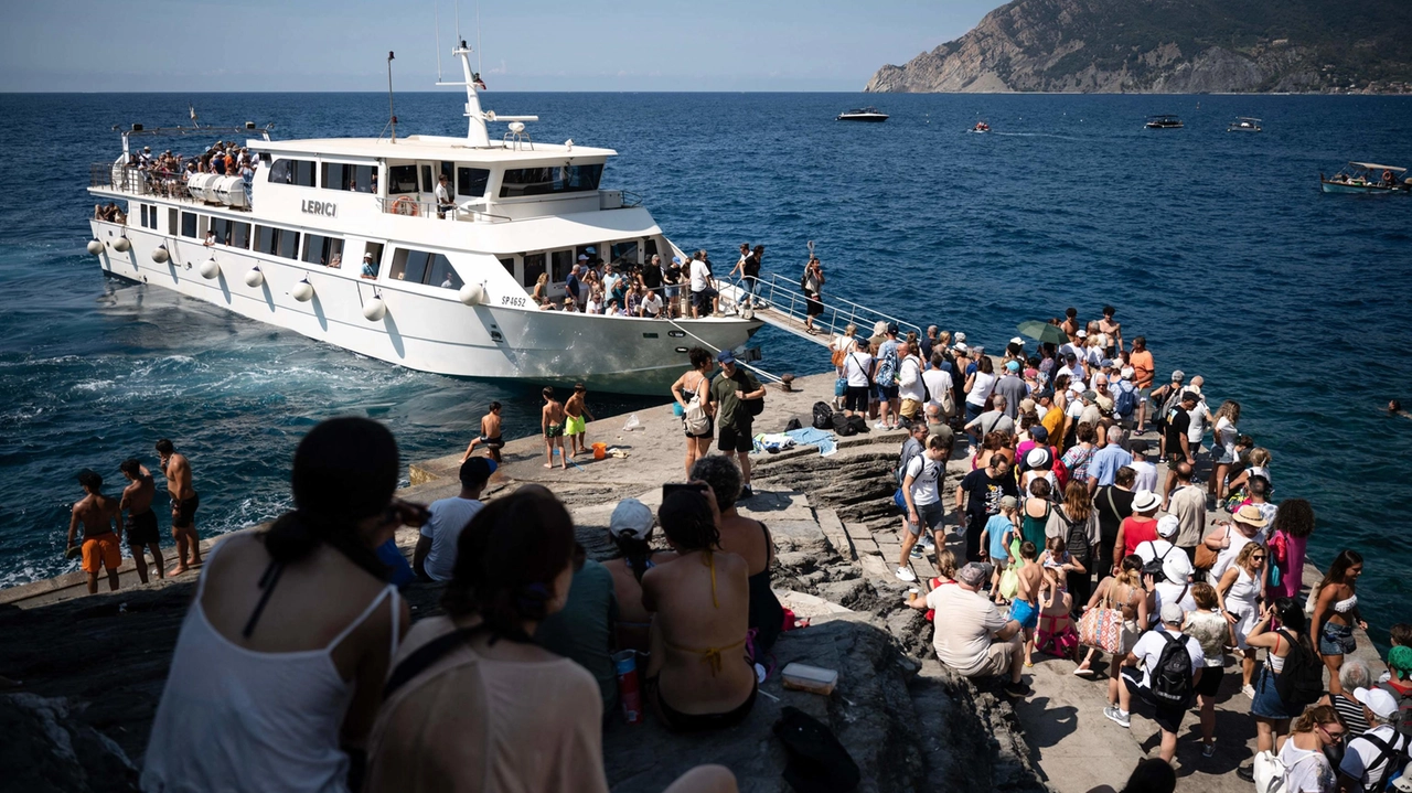 Turisti alle Cinque Terre