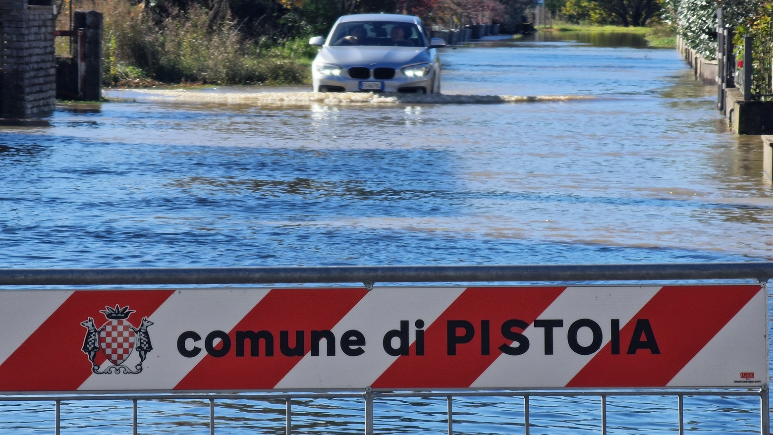 Maltempo e allagamenti a Pistoia (Acerboni/FotoCastellani)