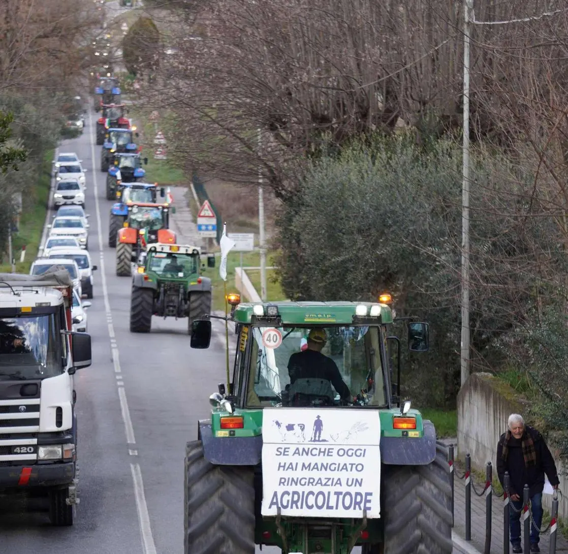 Trattori in marcia verso Firenze: "Il presidente Giani deve ascoltarci"