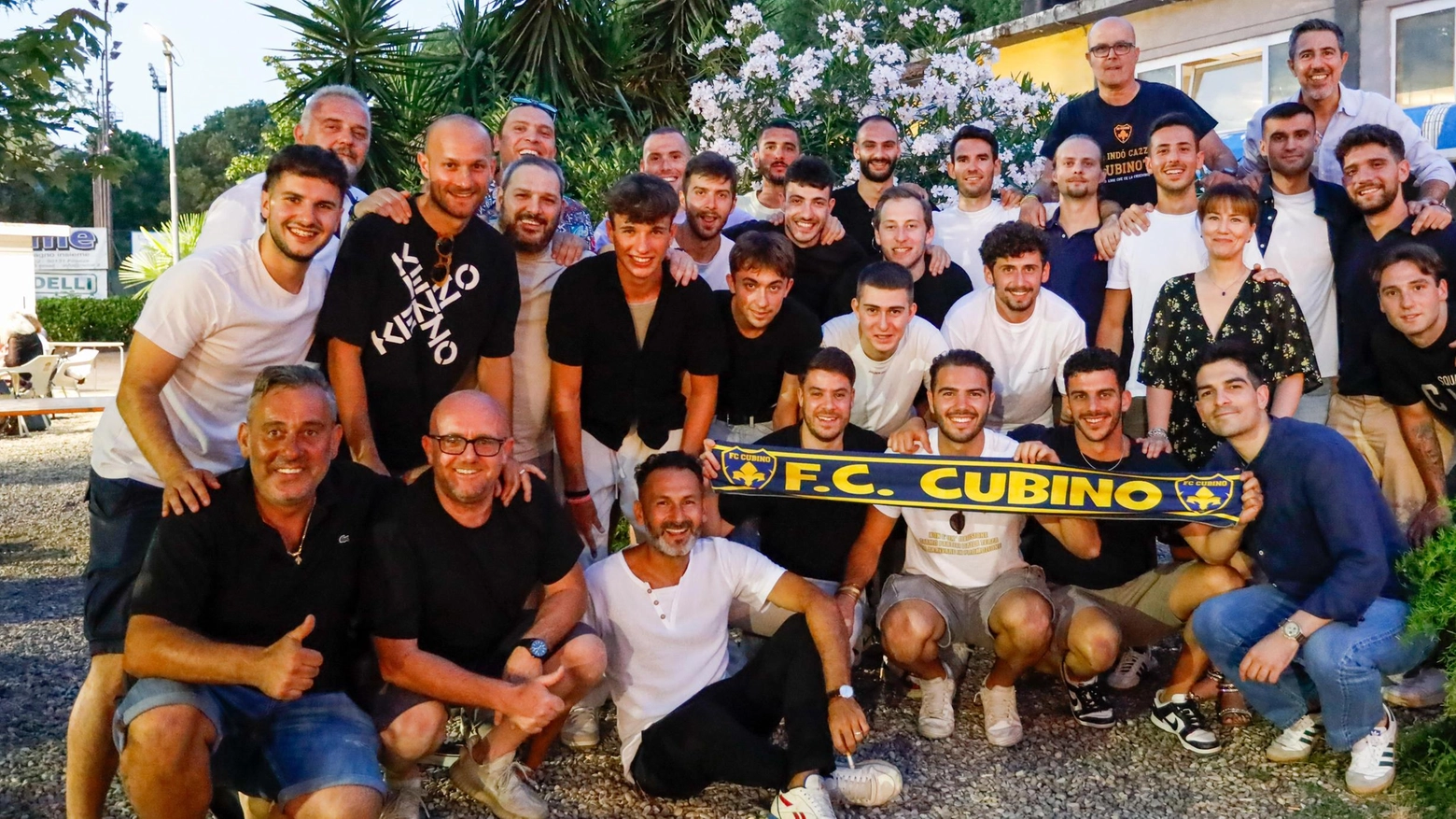 Il Cubino, fresco vincitore del campionato di Promozione, si prepara per la nuova stagione con nuovi arrivi e un obiettivo chiaro: difendere il titolo di categoria. Lo staff tecnico si rinnova per affrontare le sfide che verranno.