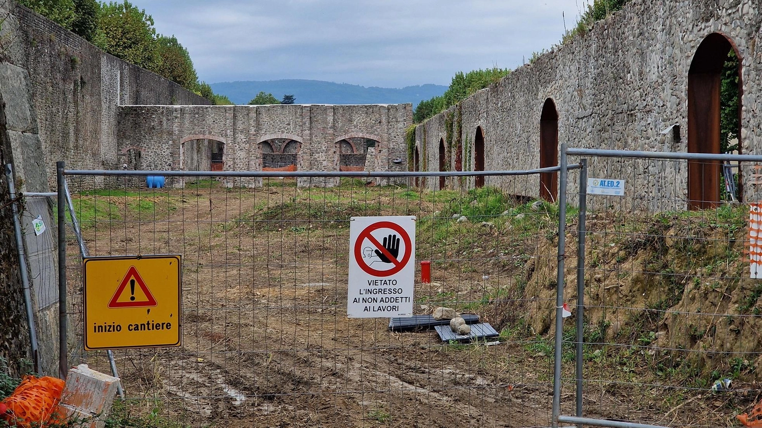 Un parco tra le antiche mura. Ma la bonifica ferma il cantiere nell’area dell’ex tiro a segno