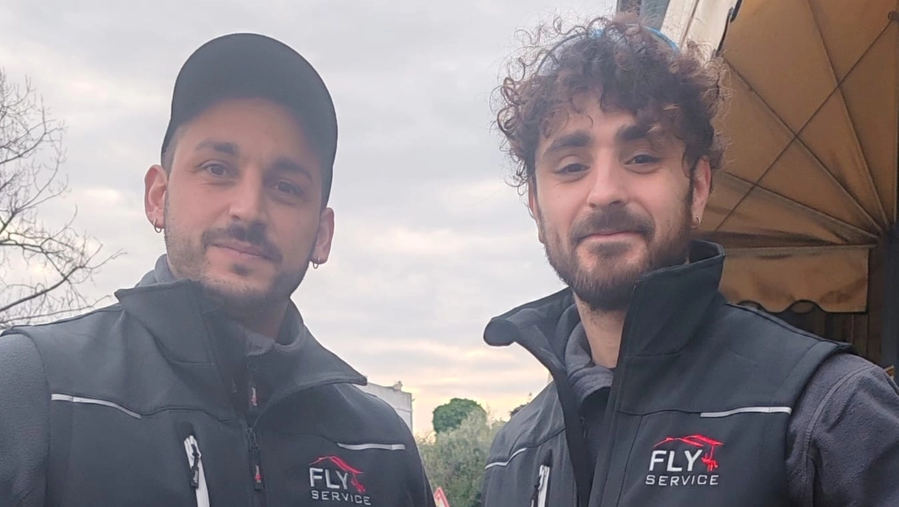 Edoardo Cavallini e Mirko Alberti da febbraio hanno fondato ’Fly Service’