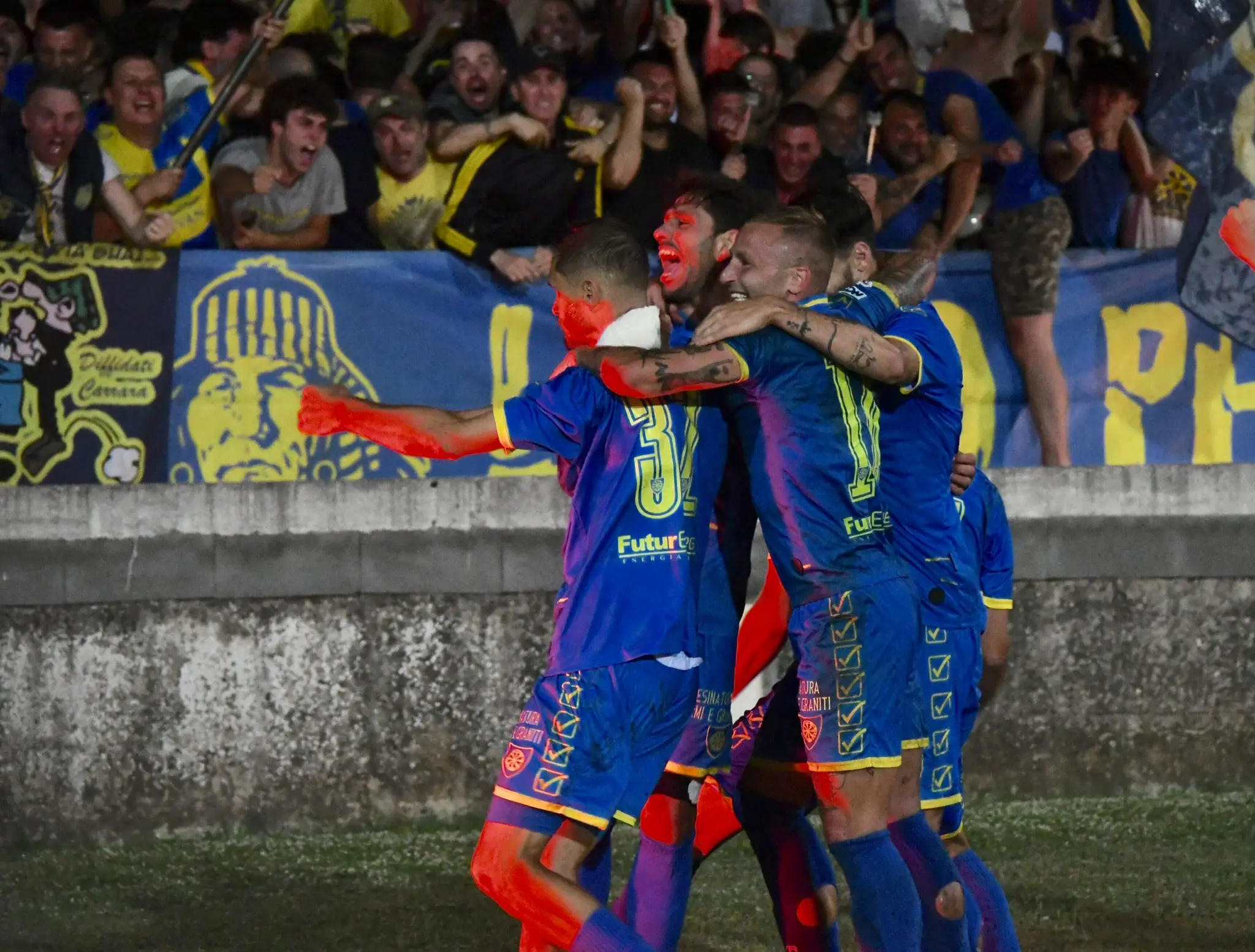 Carrarese-Benevento 1-0, Le Foto Della Partita