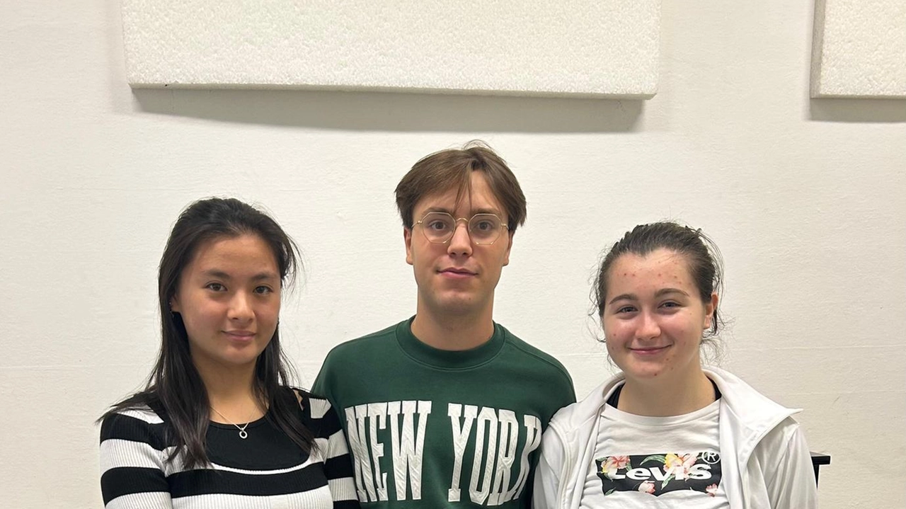 Sun Yao, Michelangelo Fattori e Ginevra Gonzi del Liceo Musicale. Forteguerri