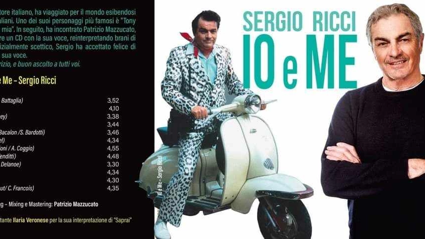 La copertina del disco di Sergio Ricci