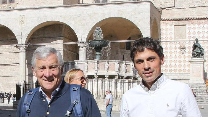 Antonio Tajani e Andrea Romizi