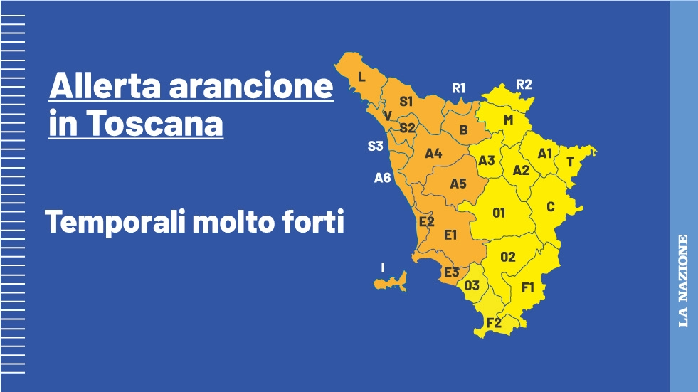 Allerta arancione in Toscana