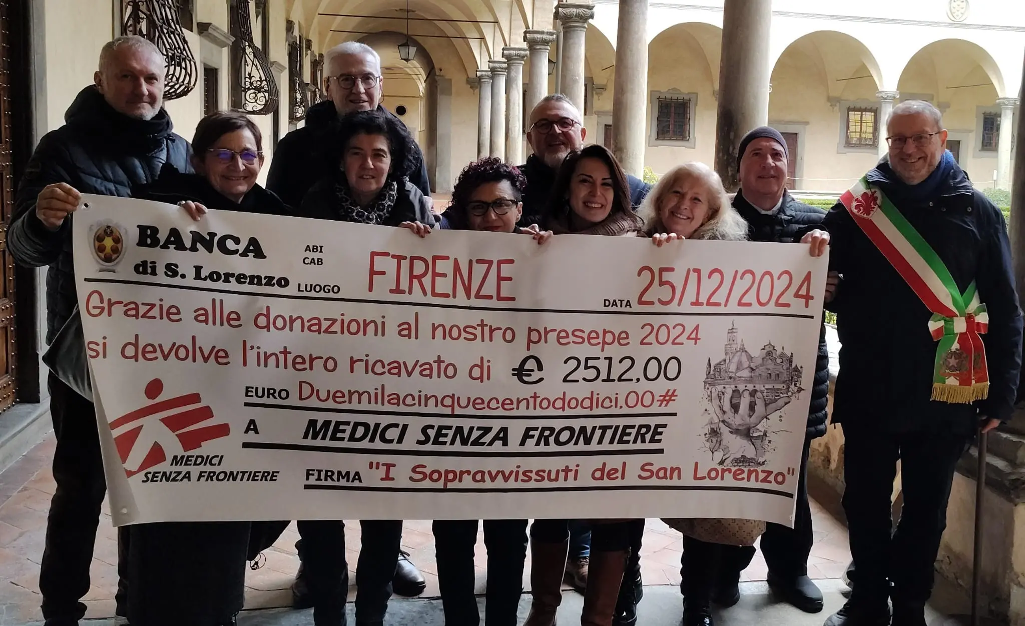 Il grande cuore dei Sopravvissuti del San Lorenzo: 2.500 euro per Medici Senza Frontiere