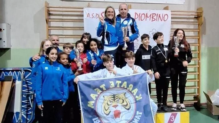 Trofeo Sakura: pioggia di medaglie per la Tana delle Tigri a Piombino