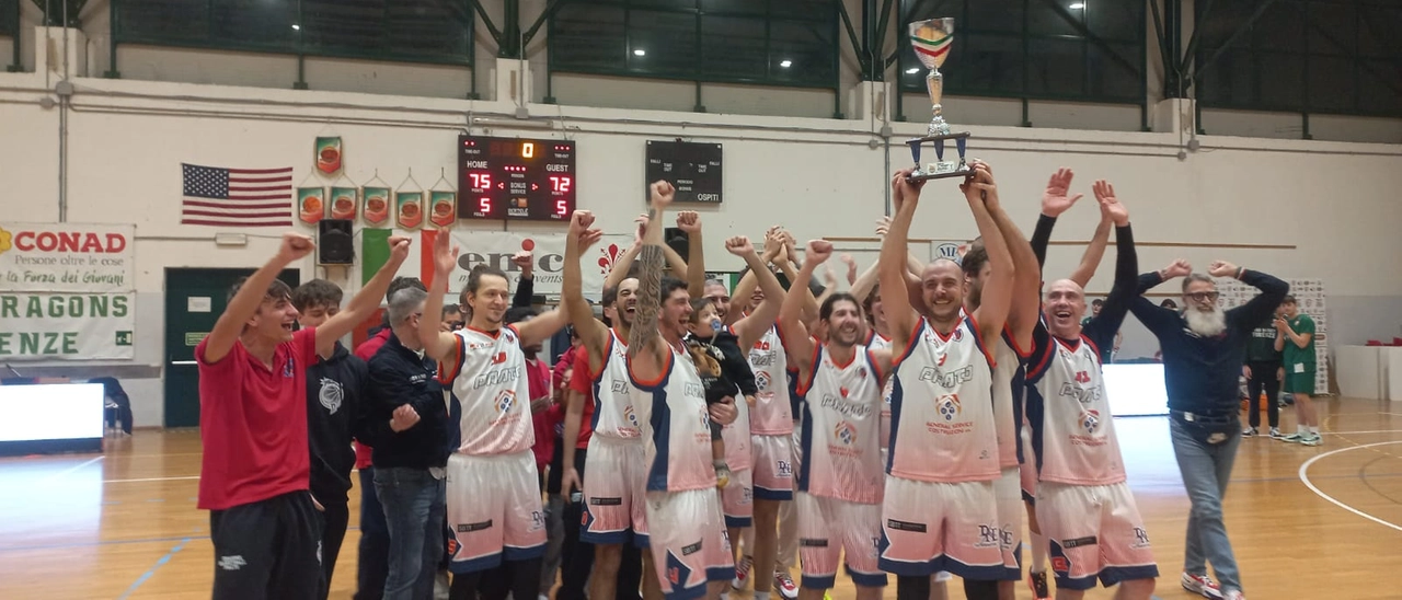 Basket, i Dragons alzano la Coppa Toscana