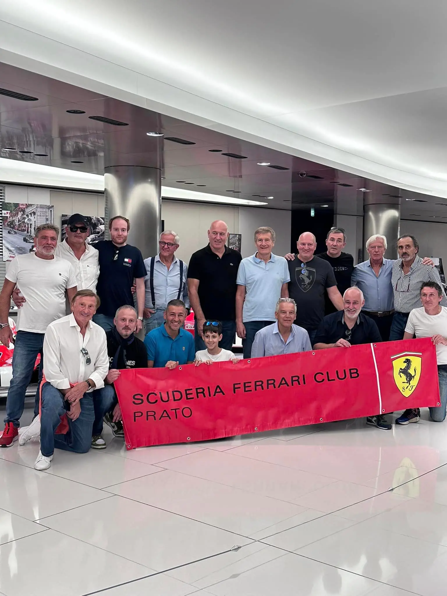 F1, l'ex-pilota Thierry Boutsen socio onorario del Ferrari Club di Prato