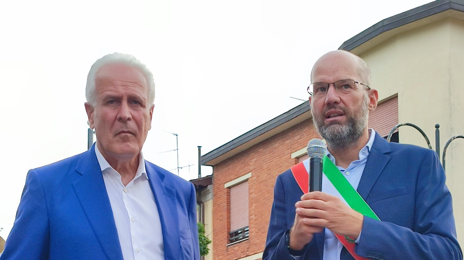 Il presidente Giani e il sindaco di Cascina Betti