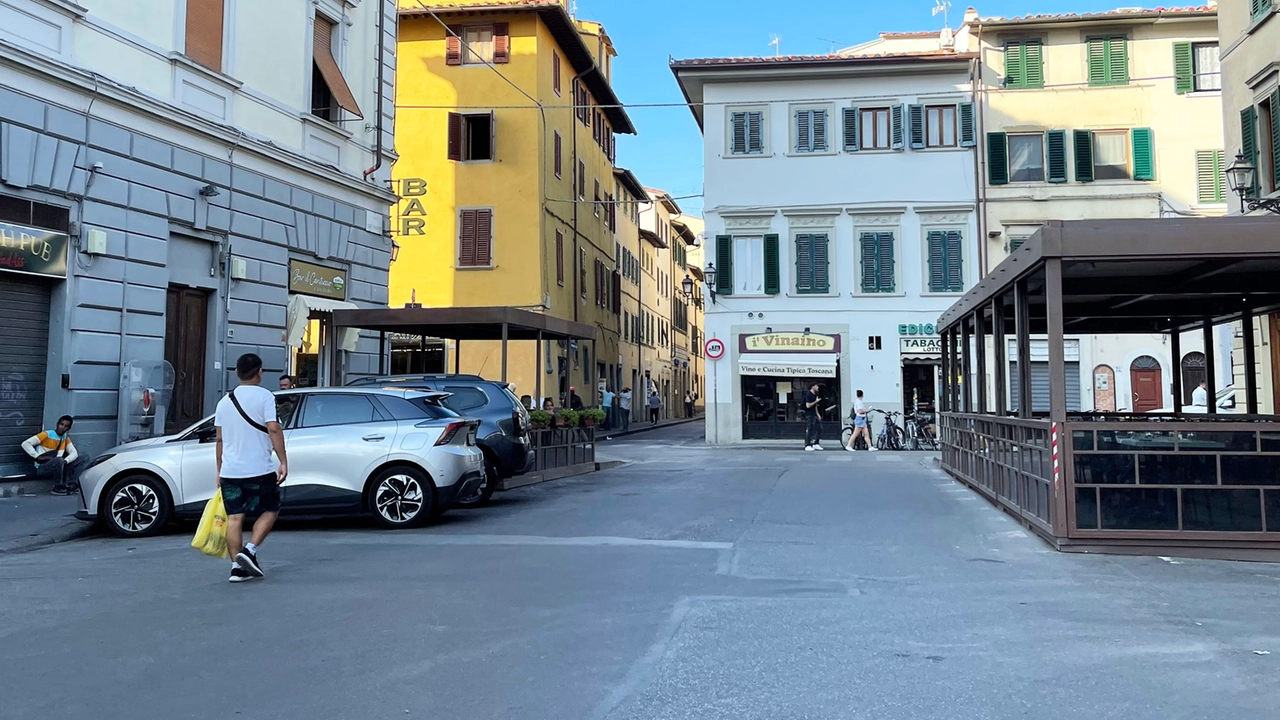 Via Finiguerra, dove è avvenuta la rapina