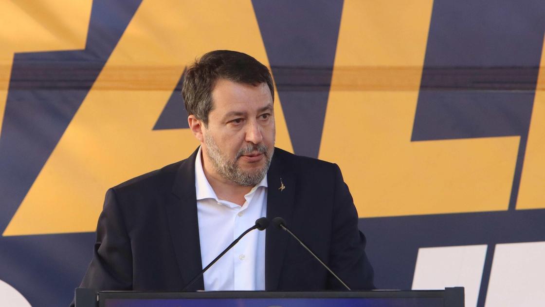 Ballottaggio, arriva Salvini. Un caffè con il ministro per sostenere Gasperini