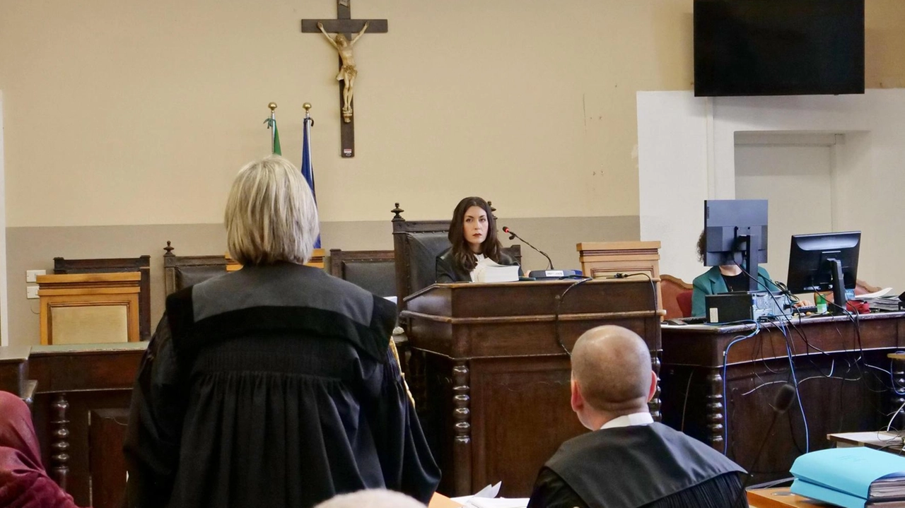 Udienza in aula giudiziaria (. foto di repertorio