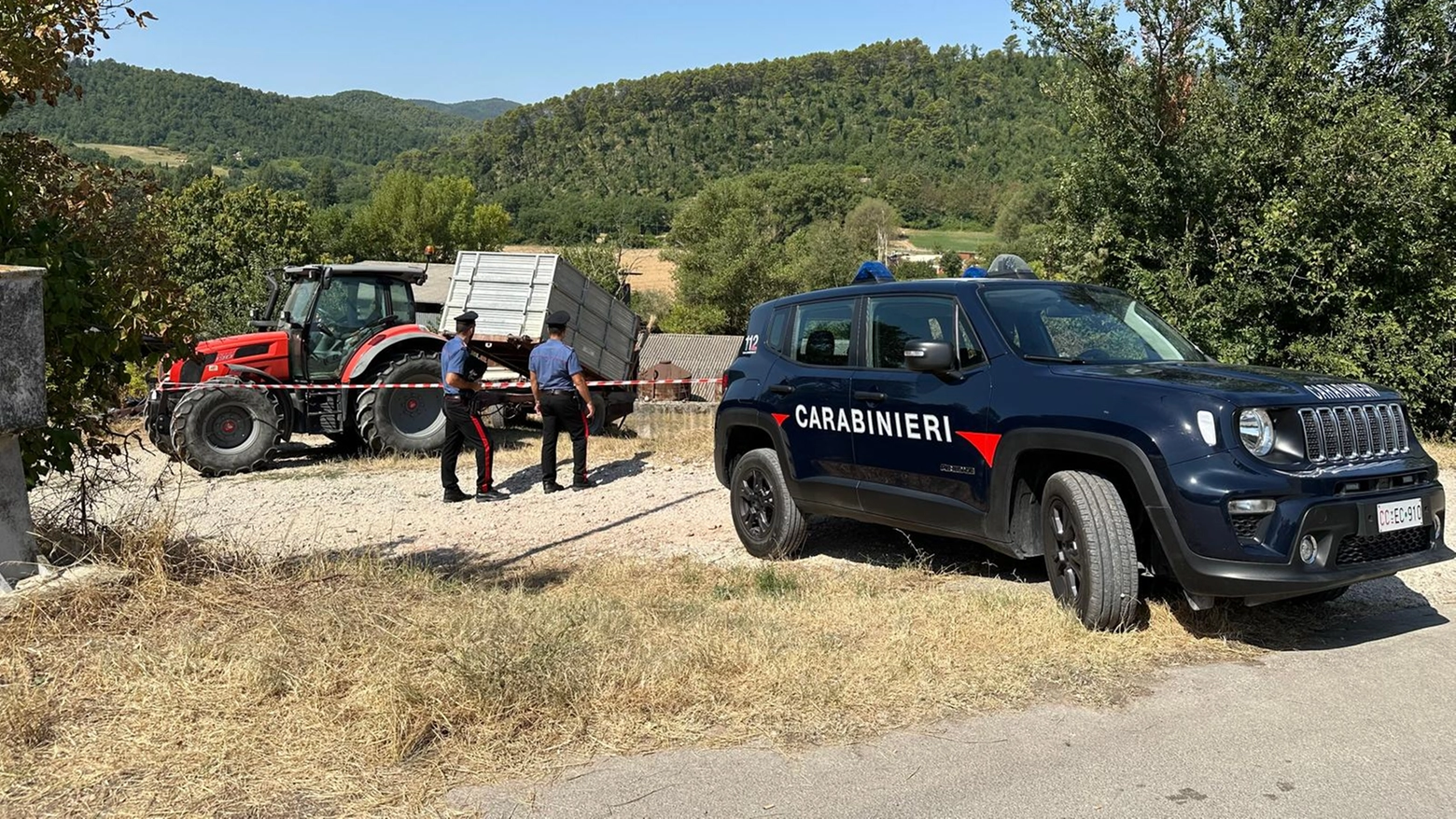 Il corpo di Enzo Marcelli è stato rinvenuto nei terreni della frazione di Mogliano di Crocemarroggia, a Spoleto