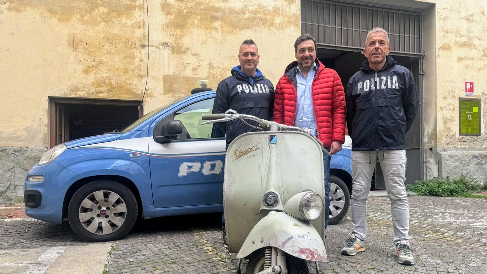 Il proprietario ha ringraziato la polizia 