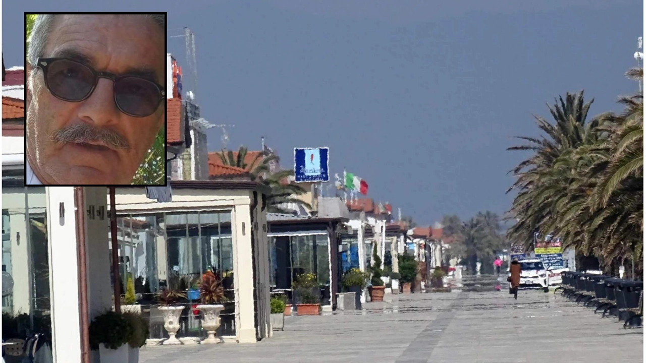 Luciano Francesconi e la passeggiata di Lido di Camaiore. Per anni Francesconi ha gestito il noto negozio di ottica in viale Colombo