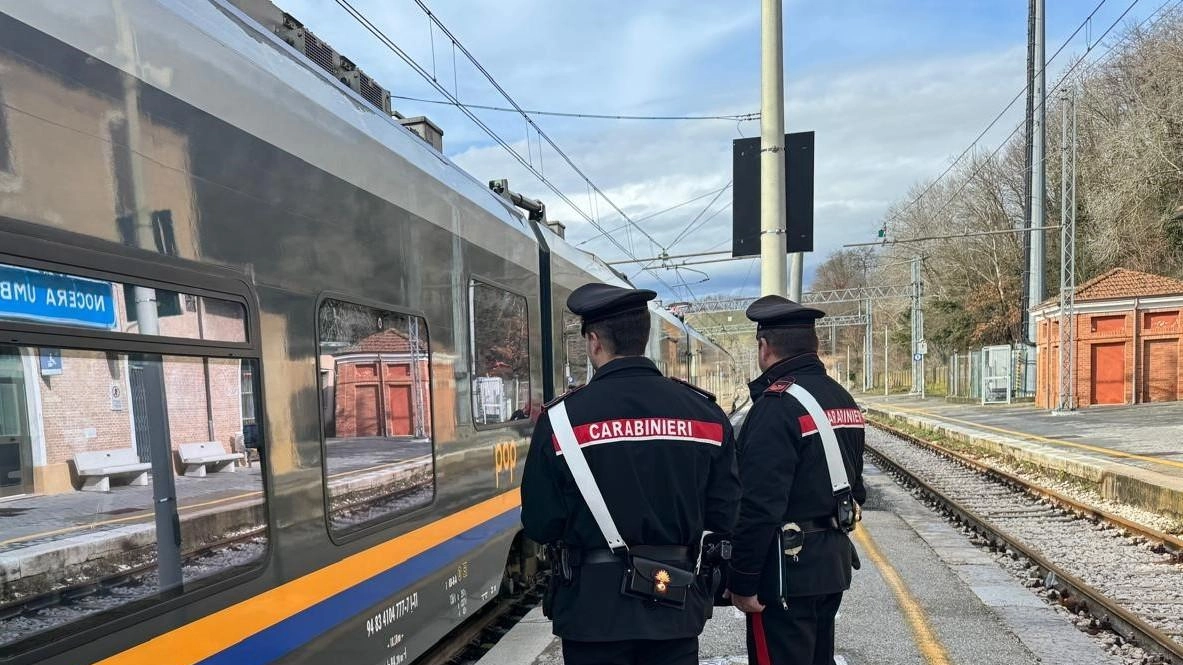 I Carabinieri hanno individuato due ragazzi ritenuti responsabili di furti sul treno Ancona-Roma