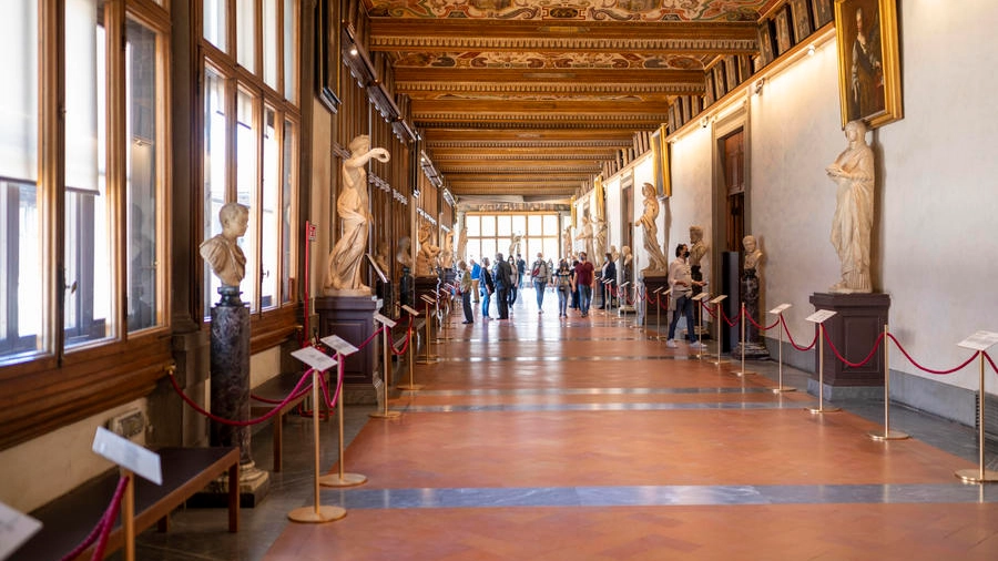 Gli Uffizi (Foto Ansa)