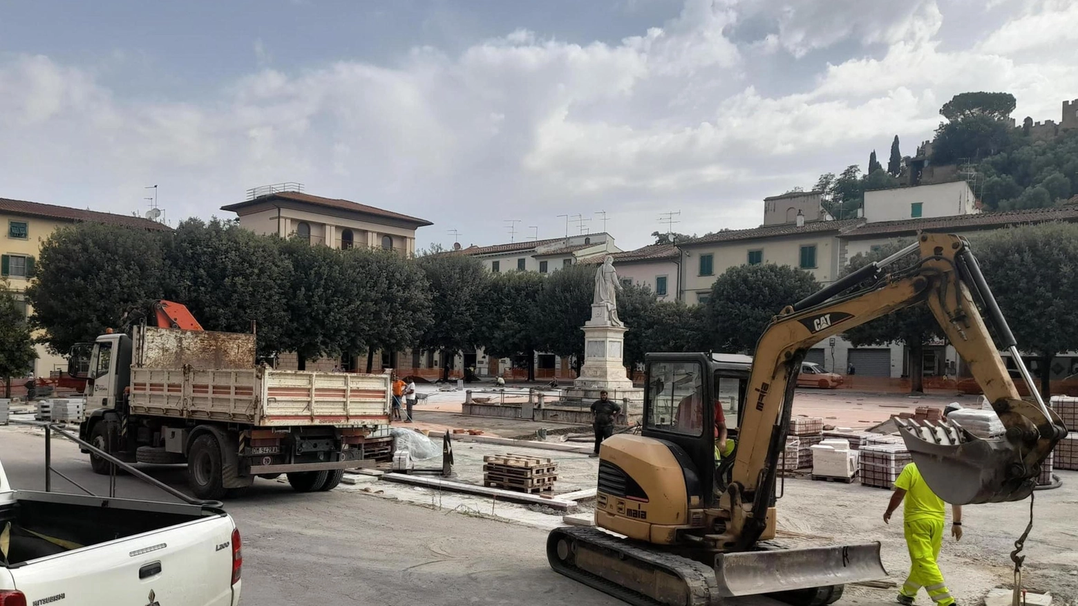 Piazza Boccaccio, la riapertura è prevista per il 15 novembre