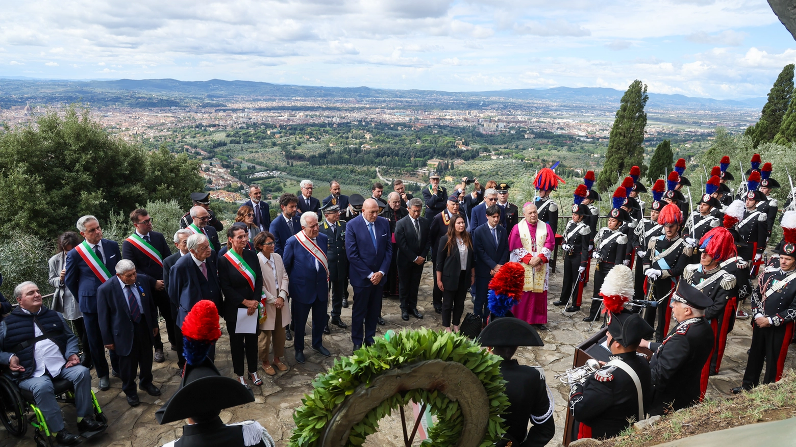 Un momento della cerimonia (Fotocronache Germogli)