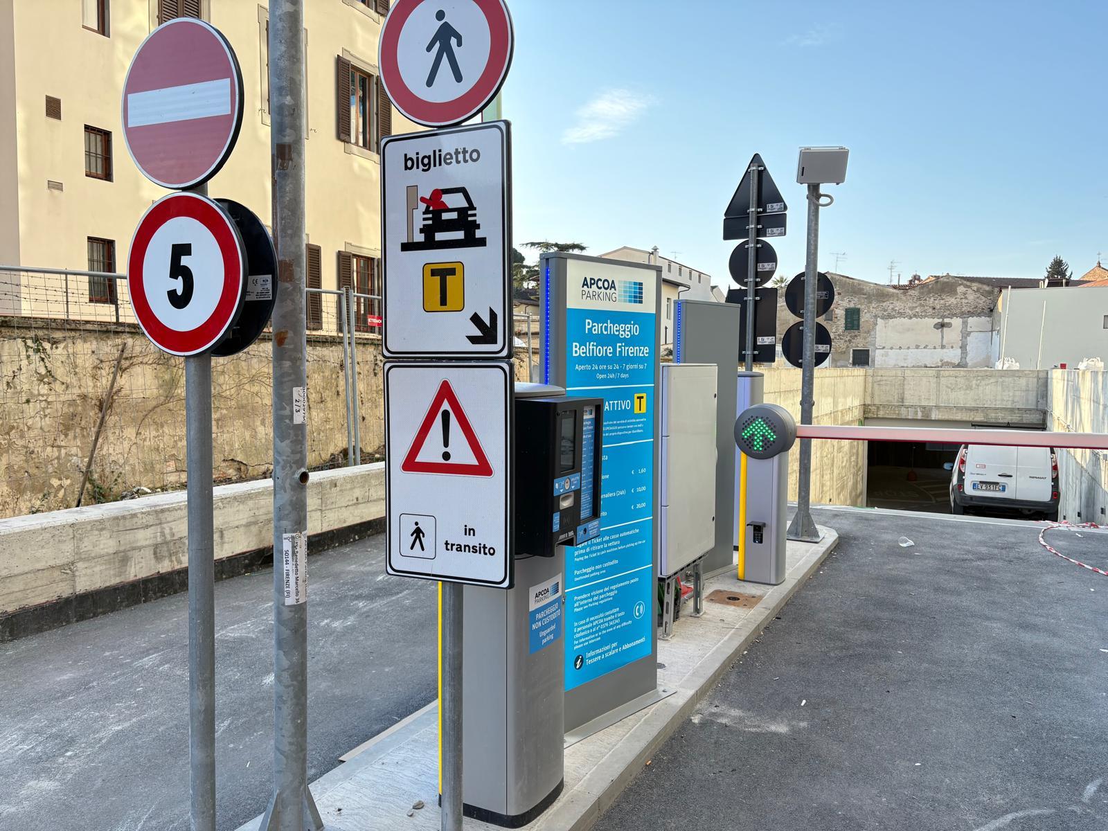 Firenze, il parcheggio viale Belfiore sarà gestito dal colosso tedesco Apcoa