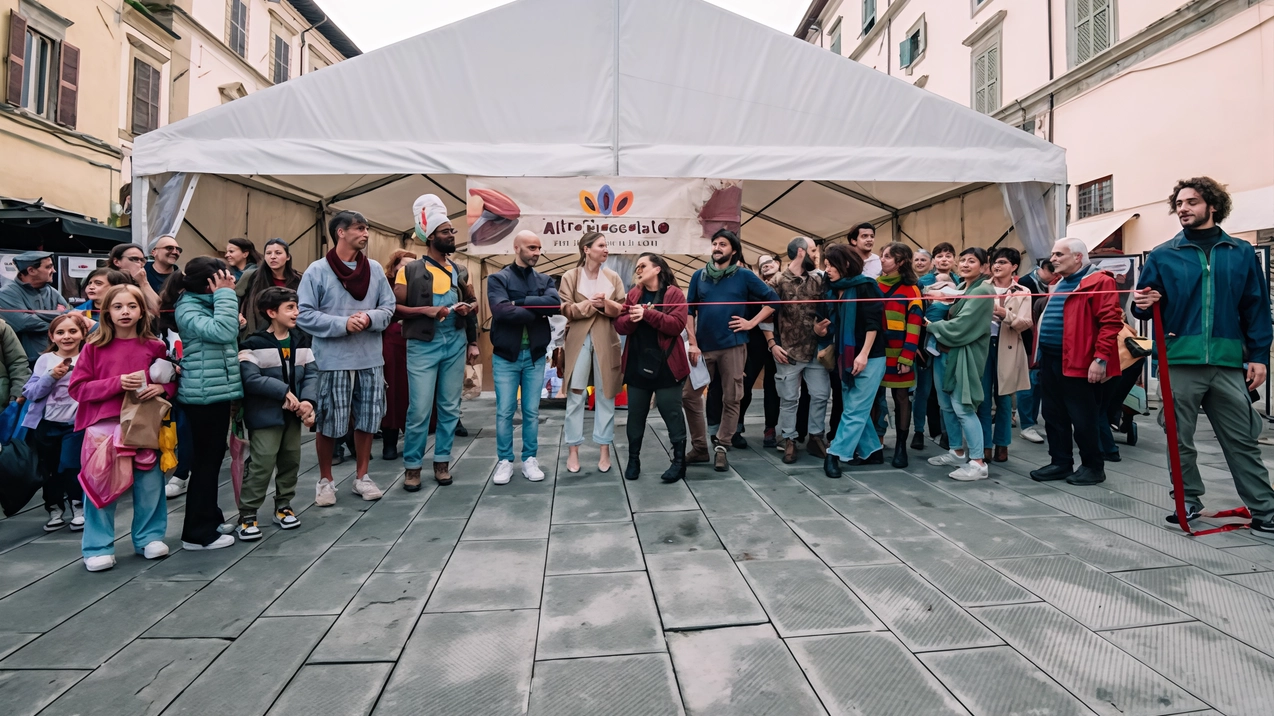 L’inaugurazione di Altrocioccolato che torna ad animare il centro storico di Città di Castello dopo un anno di stop