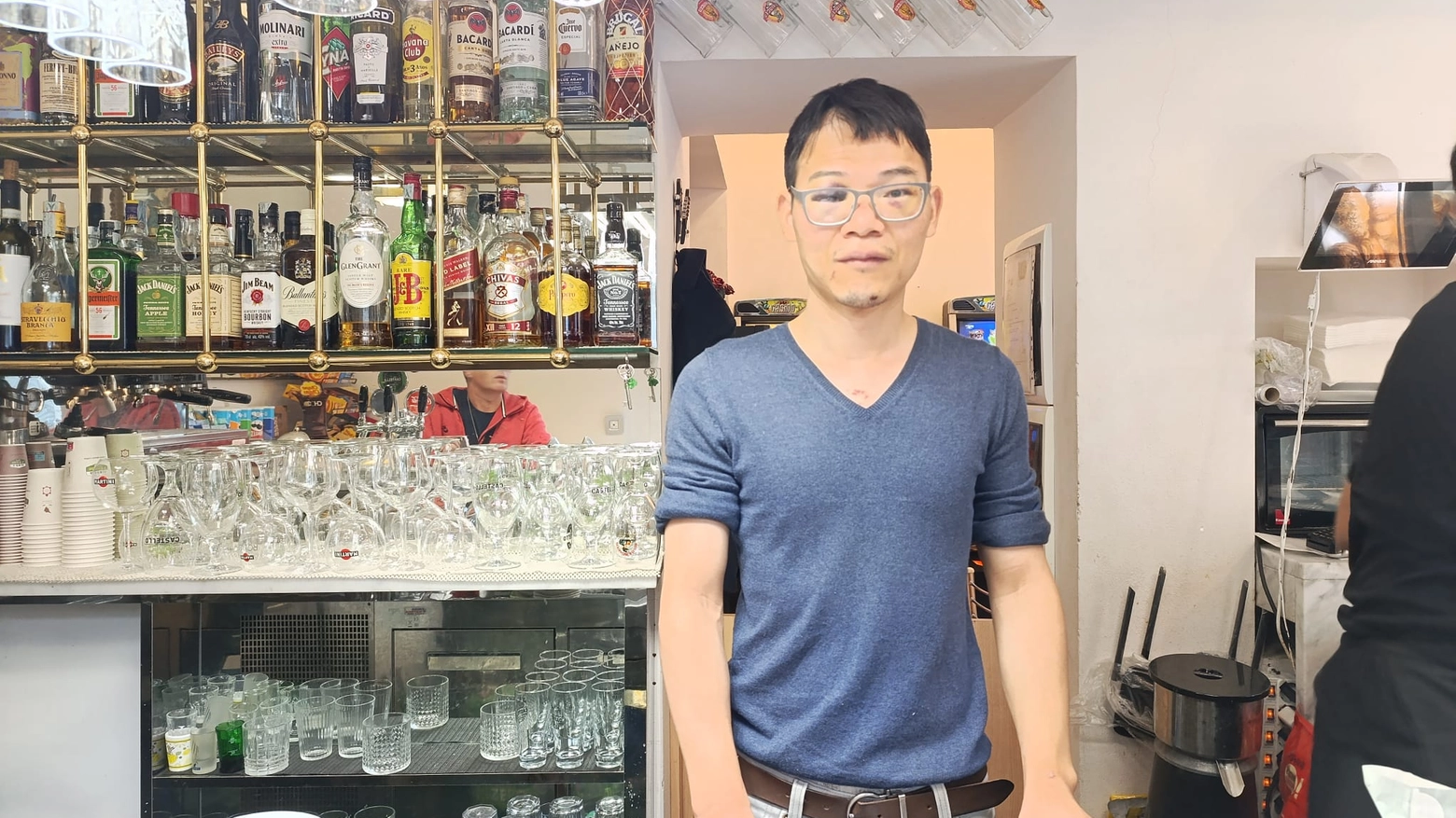 Fu Jianwen, il barista di via Maso Finiguerra aggredito da un cliente