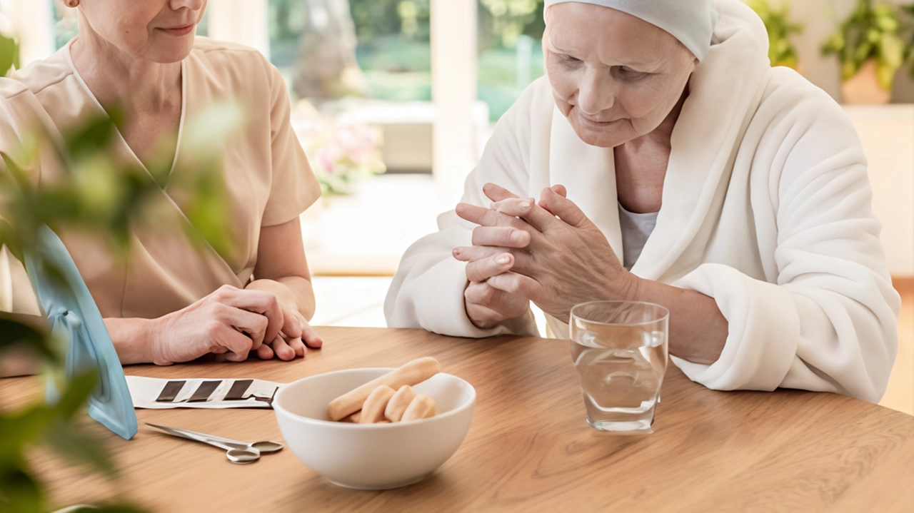 C’è stretta relazione fra la terapia medica e quella nutrizionale. Un lavoro multidisplinare è fondamentale sia per la correlazione. sia perché una dieta corretta è importante anche per chi si cura.