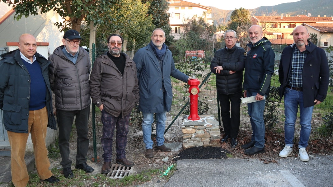 Il sindaco Ghimenti durante il sopralluogo