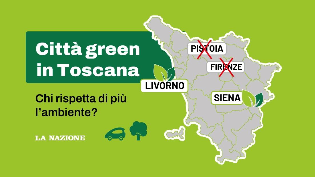 Città green in Toscana, la classifica