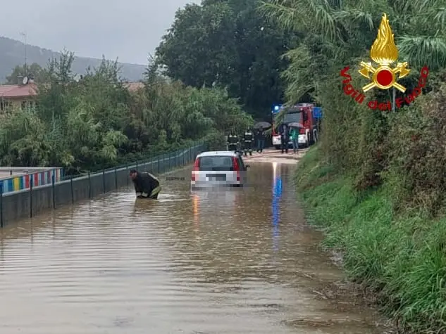 Maltempo Umbria, allagamenti e smottamenti. Criticità nella provincia di Perugia