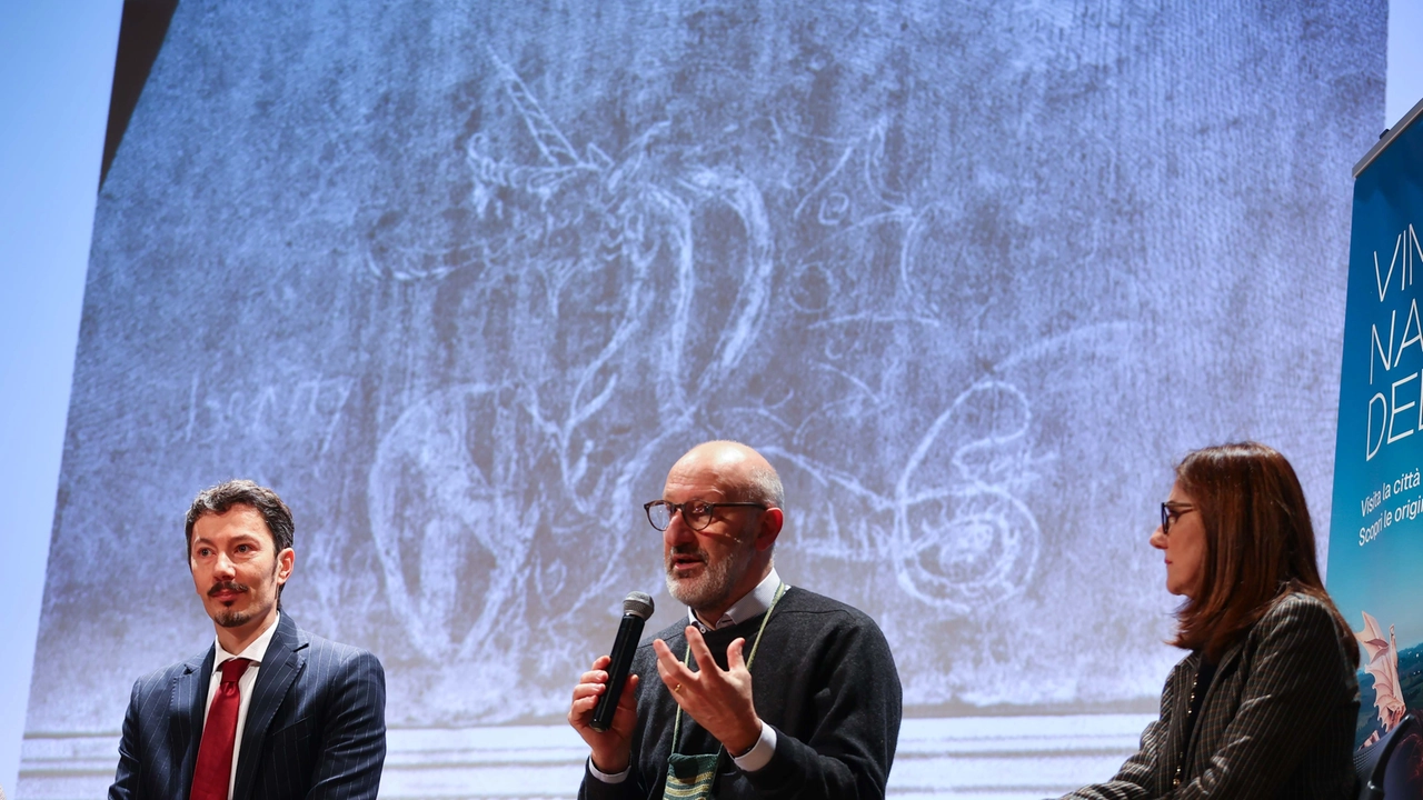 Un momento della presentazione della scoperta (Gasperini/FotoGermogli)