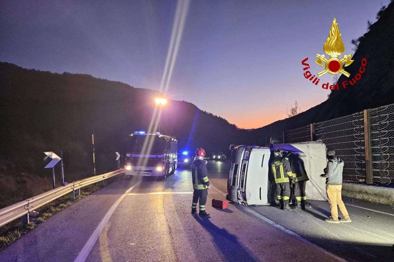 La scena dell'incidente