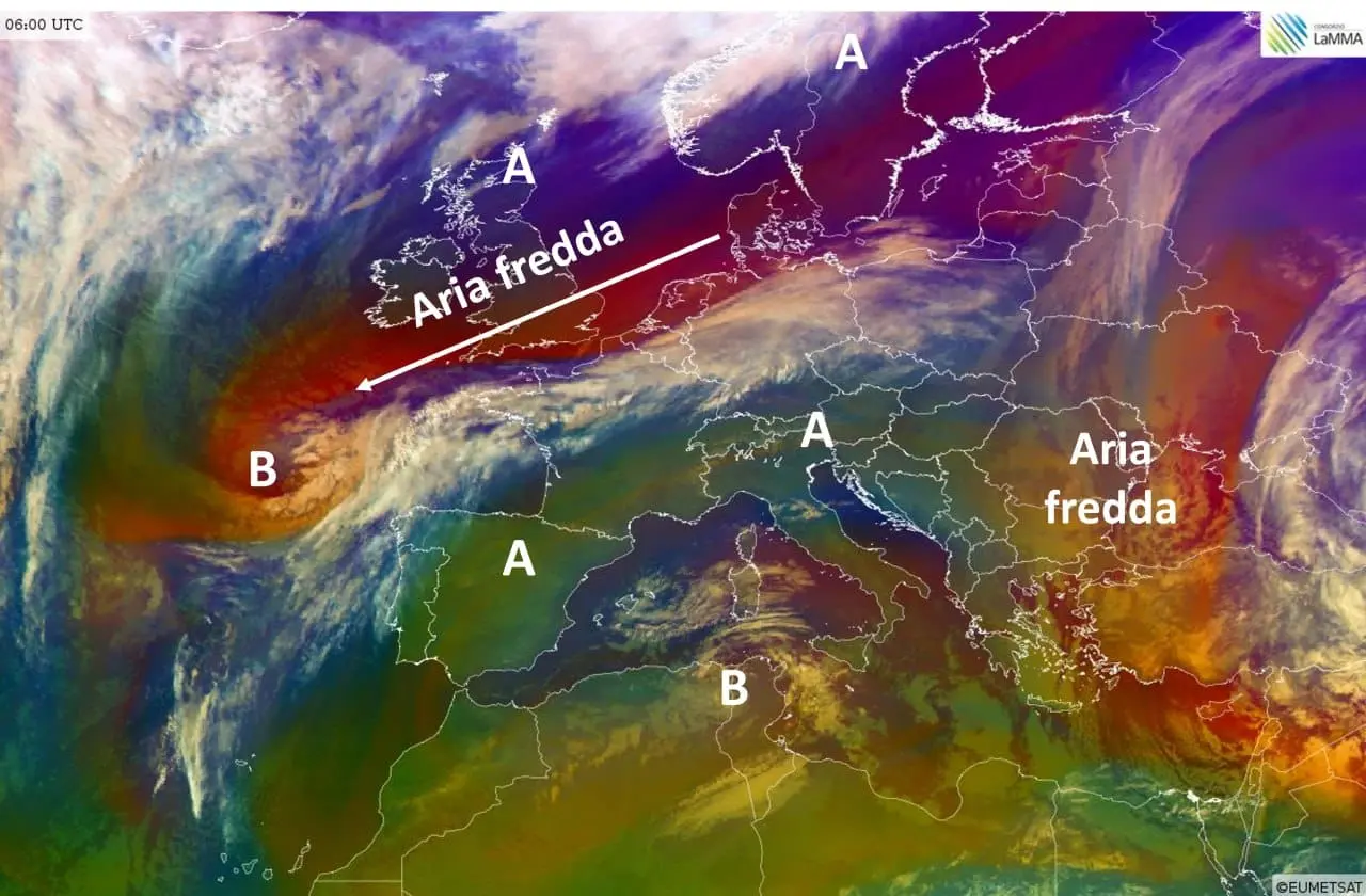 Meteo Toscana, arriva la pioggia. Neve sull’Appennino