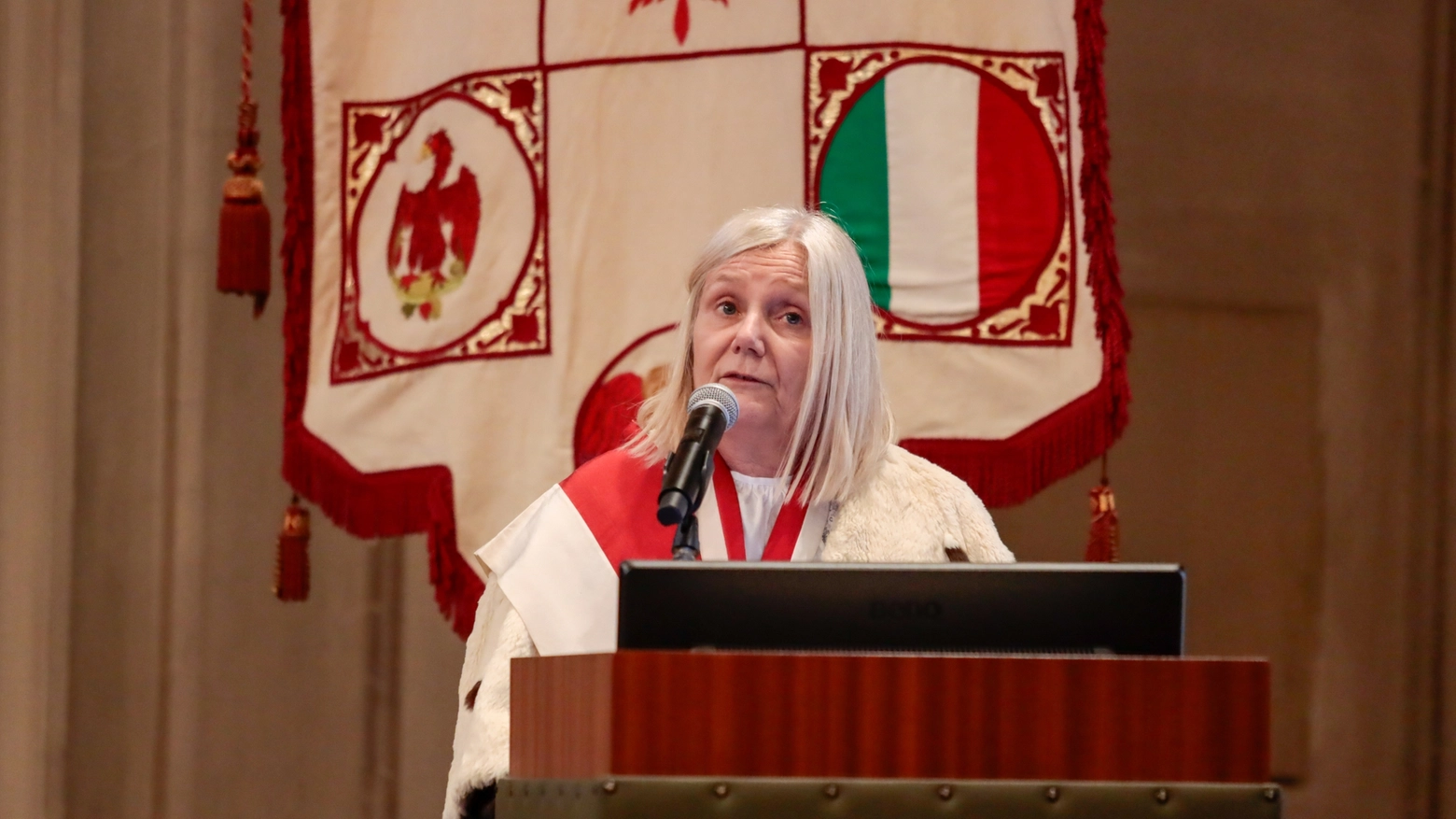 La rettrice dell'Università di Firenze, Alessandra Petrucci (New Press Photo)