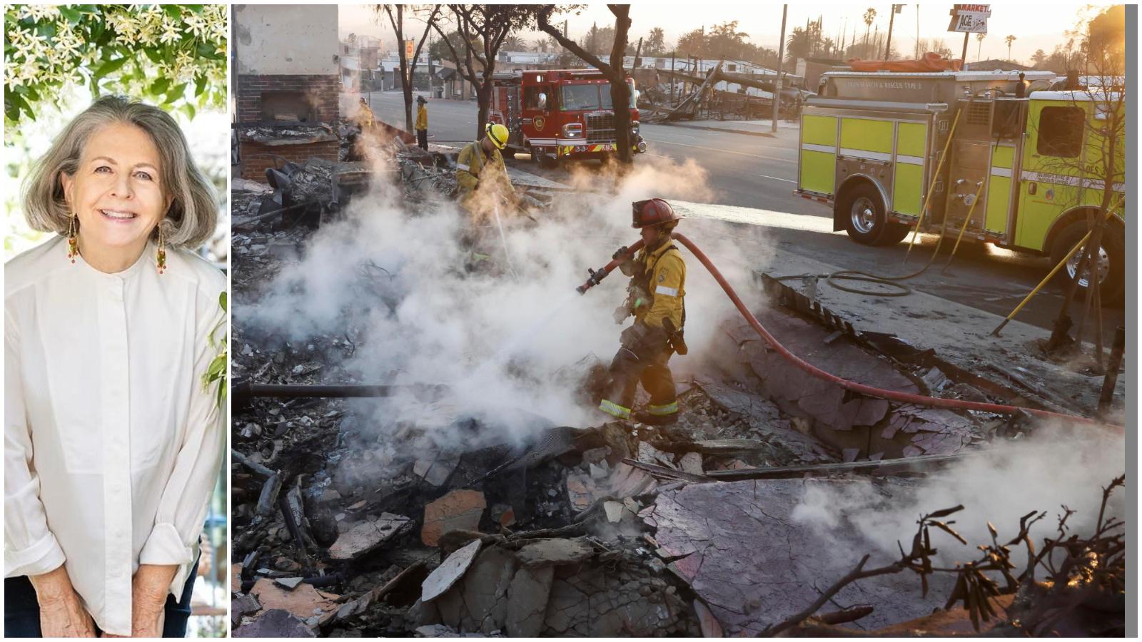 "Io, nell’inferno di Los Angeles”, il racconto della scrittrice tuderte: “Ci sono scheletri di casa ovunque”