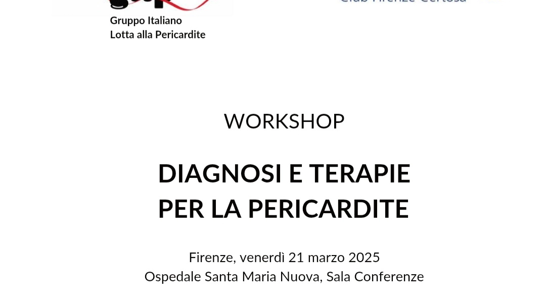 Pericardite sotto i riflettori: Rotary Firenze Certosa e GILP uniscono le forze