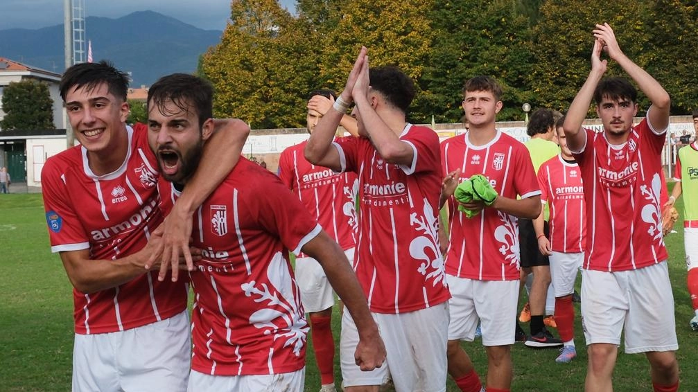 ll Terranuova Traiana festeggia la vittoria in rimonta sul Grosseto