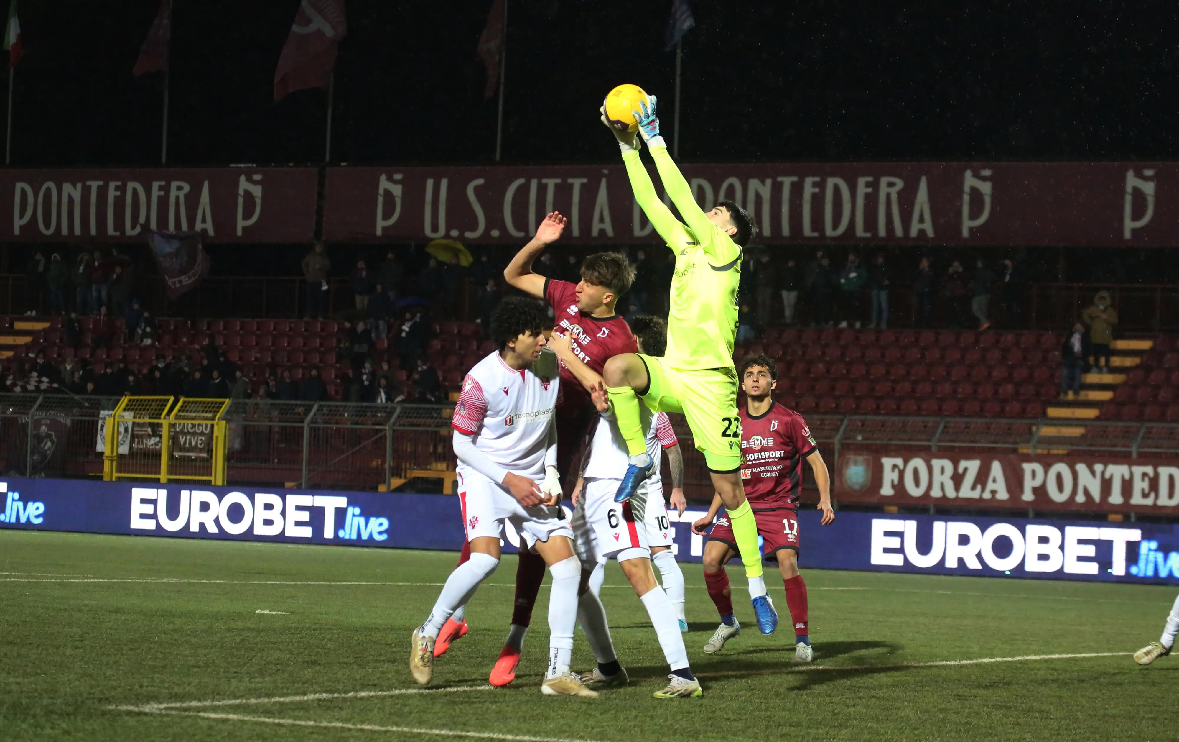 Pontedera-Vis Pesaro 0-1, interrotta la striscia positiva dei granata